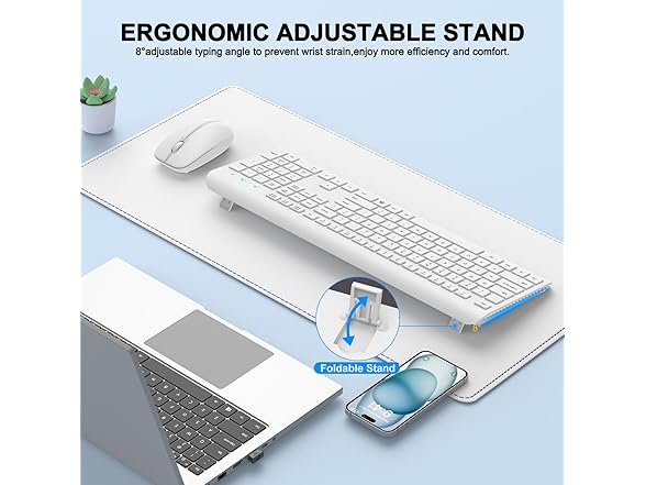 Wireless Keyboard and Mouse Combo