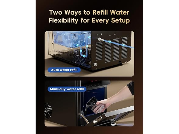 ecozy 2in Sphere Clear Ice Ball Machine