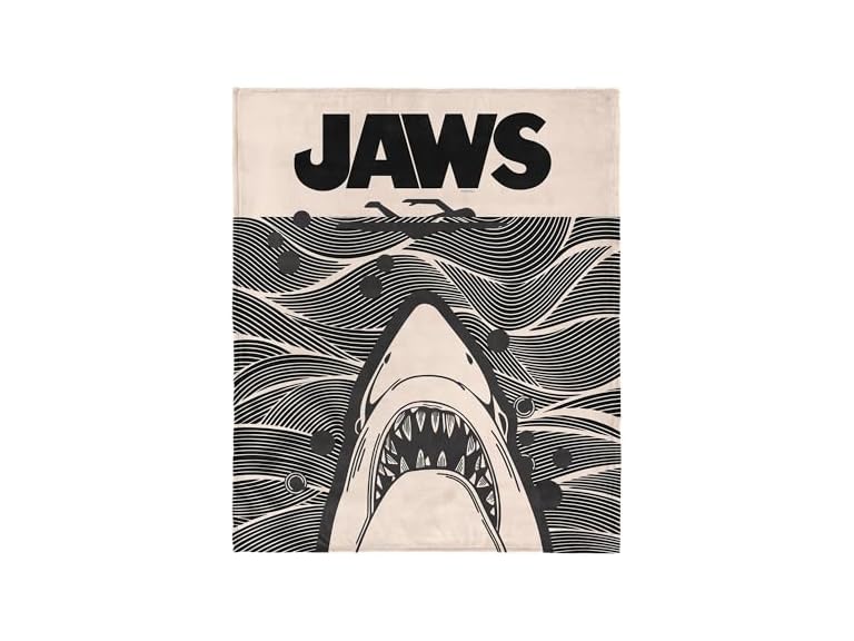 Northwest Jaws Duotone Throw Blanket 50"x60"