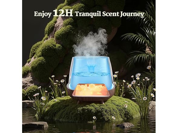 JJNJJN Essential Oil Diffuser for Home, Black