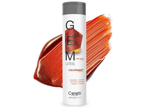 Celeb Luxury Gemlites Fire Opal Colorwash, 8.25 oz