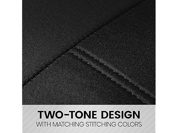 Black Two-Tone Seat Covers Full Set