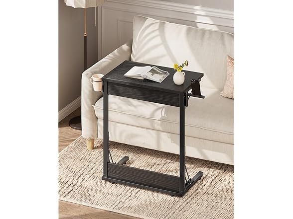 Tatub 24" Folding TV Tray Table, C Shape