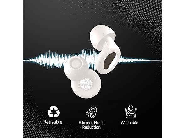 Ear Plugs for Sleeping Noise Cancelling, White