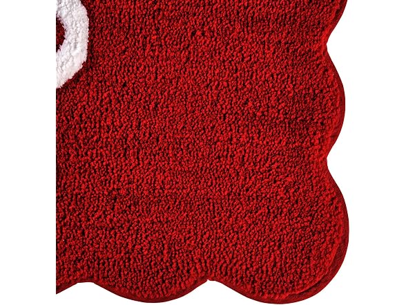 Hallmark Holiday Bath Rug Ho Ho Ho Red