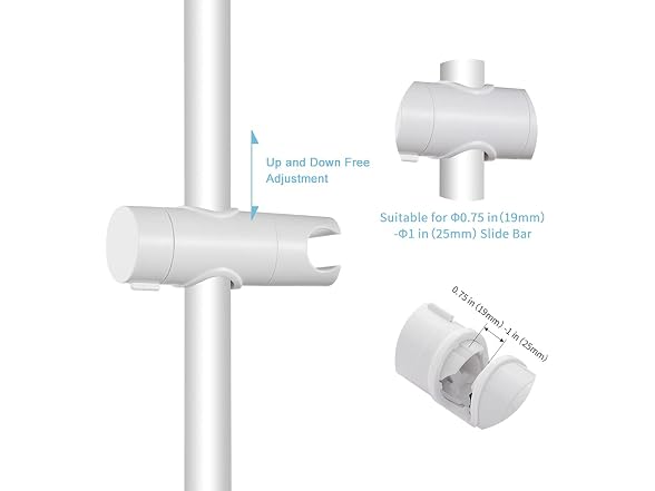 OFFO Shower Head Holder for Slide Bar