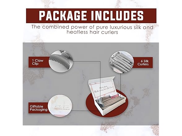 Heatless Hair Styling Set