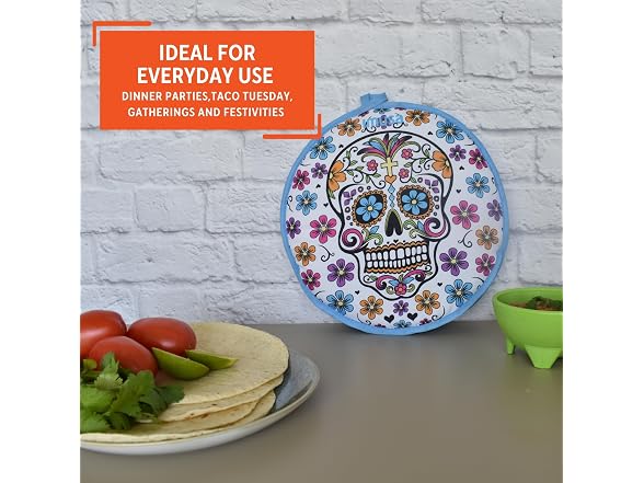 IMUSA 12" Insulated Microwaveable Cloth Tortilla Warmer 