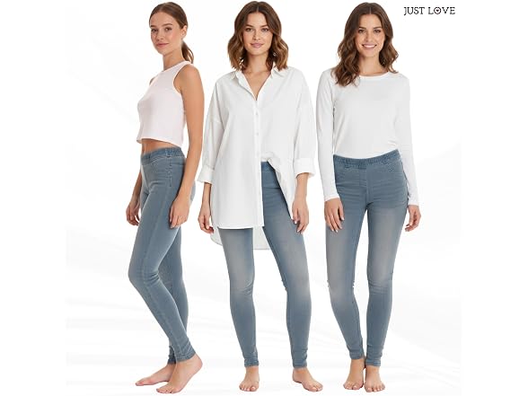 Just Love Women (L) Jeggings 6877-ltden-l