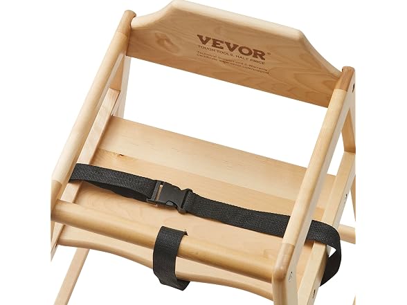 VEVOR Wooden High Chair for Babies &