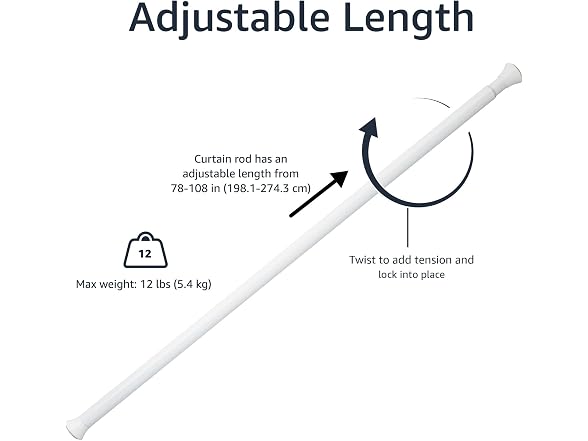 Amazon Basics No Drill Spring Tension