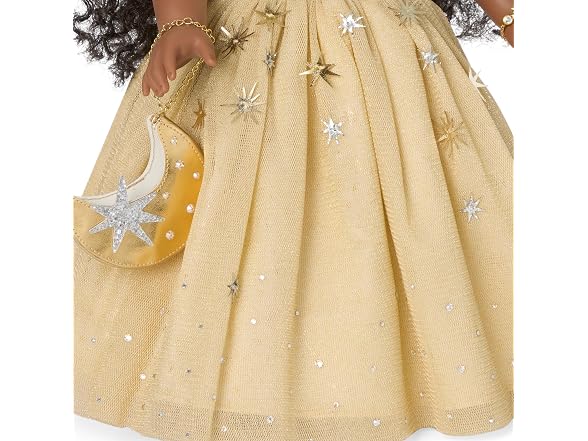 American Girl 2025 Glimmering Gold Holiday Collector Doll