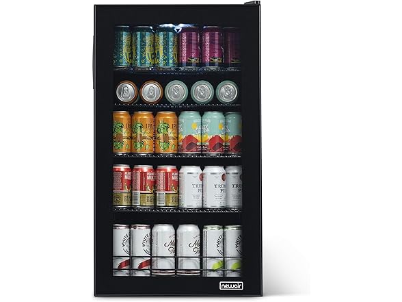 Newair Freestanding Beverage Beer Design Fridge - 126 Cans
