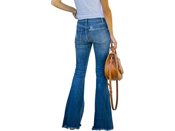 Bisual Women (16) High Waisted Bell Bottom Jeans
