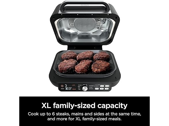 (NEW) Ninja IG651 Foodi Smart XL Pro 7-in-1 Indoor Grill