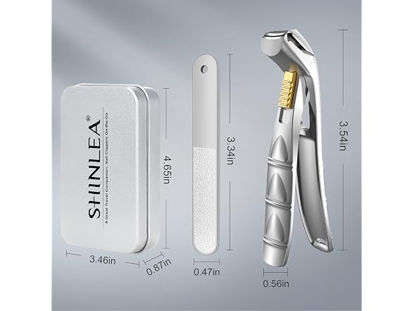SHINLEA Nail Clippers for Seniors Thick Toenails
