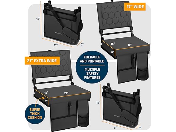 Alpcour Folding HM Reclining Stadium Seat