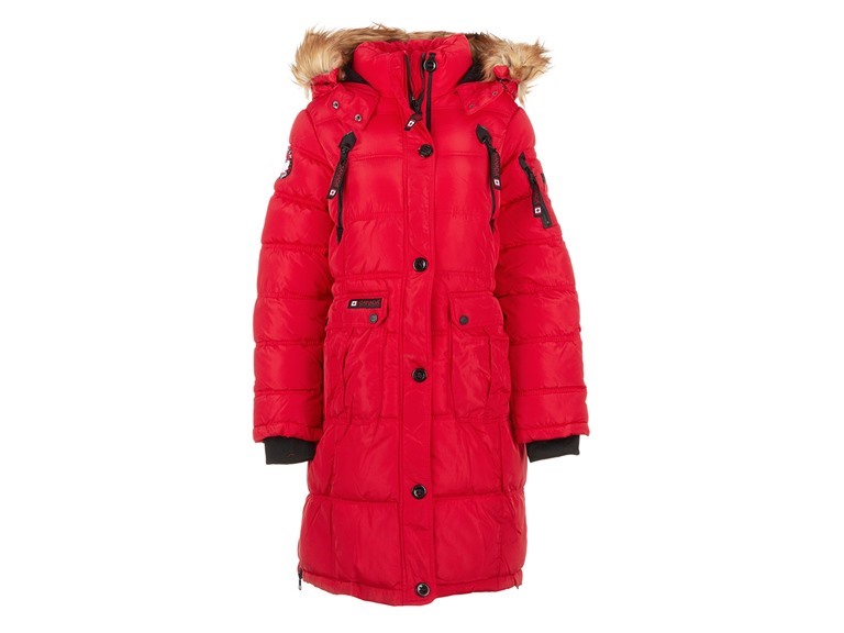 CWG Womens Long Puffer Faux Fur Hood (Open Box)