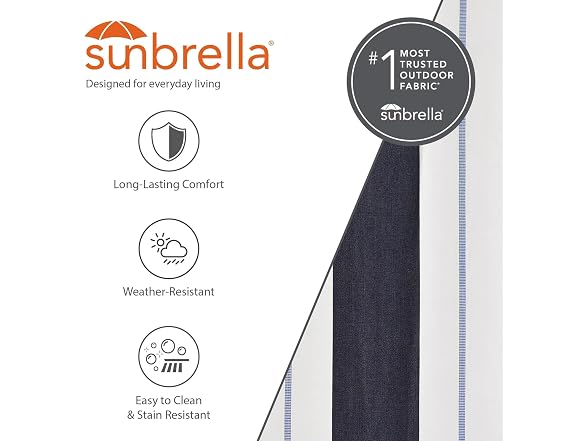 Vivere Double Sunbrella Hammock with