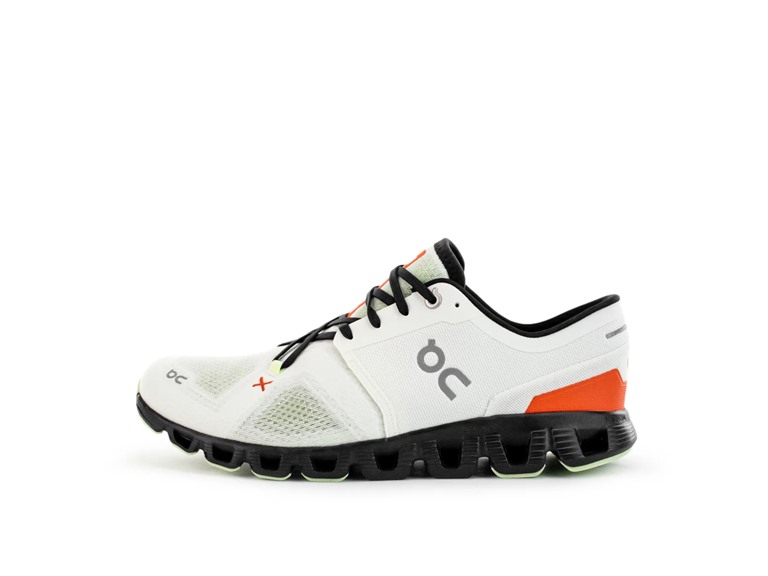 On Running Cloud X 3 Men's Shoes Ivory/Flame Size 13
