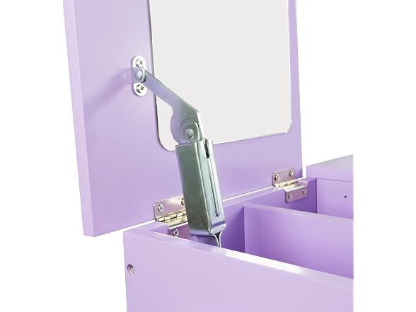 Humble Crew Kids Vanity Set with Mirror and Stool, Toddler Vanity