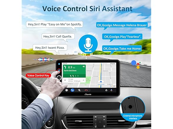 7" Wireless CarPlay Android Auto Radio