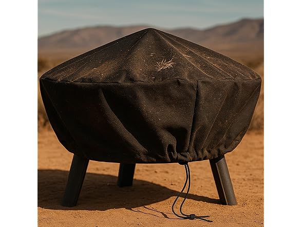 Sunnydaze Round Fire Pit Cover-Choose Size
