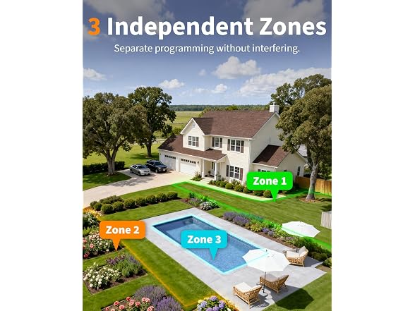 Diivoo 3 Zone WiFi Water Timer
