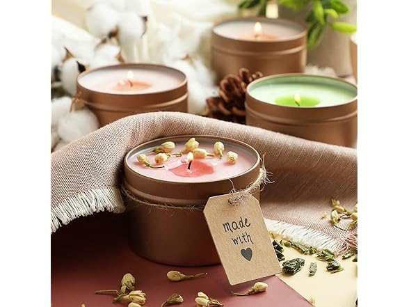 Hearth and Harbor 100 6" Cotton Wicks + Stickers