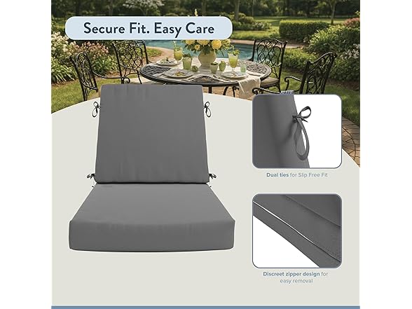 California Umbrella Outdoor Patio Seat Cushion