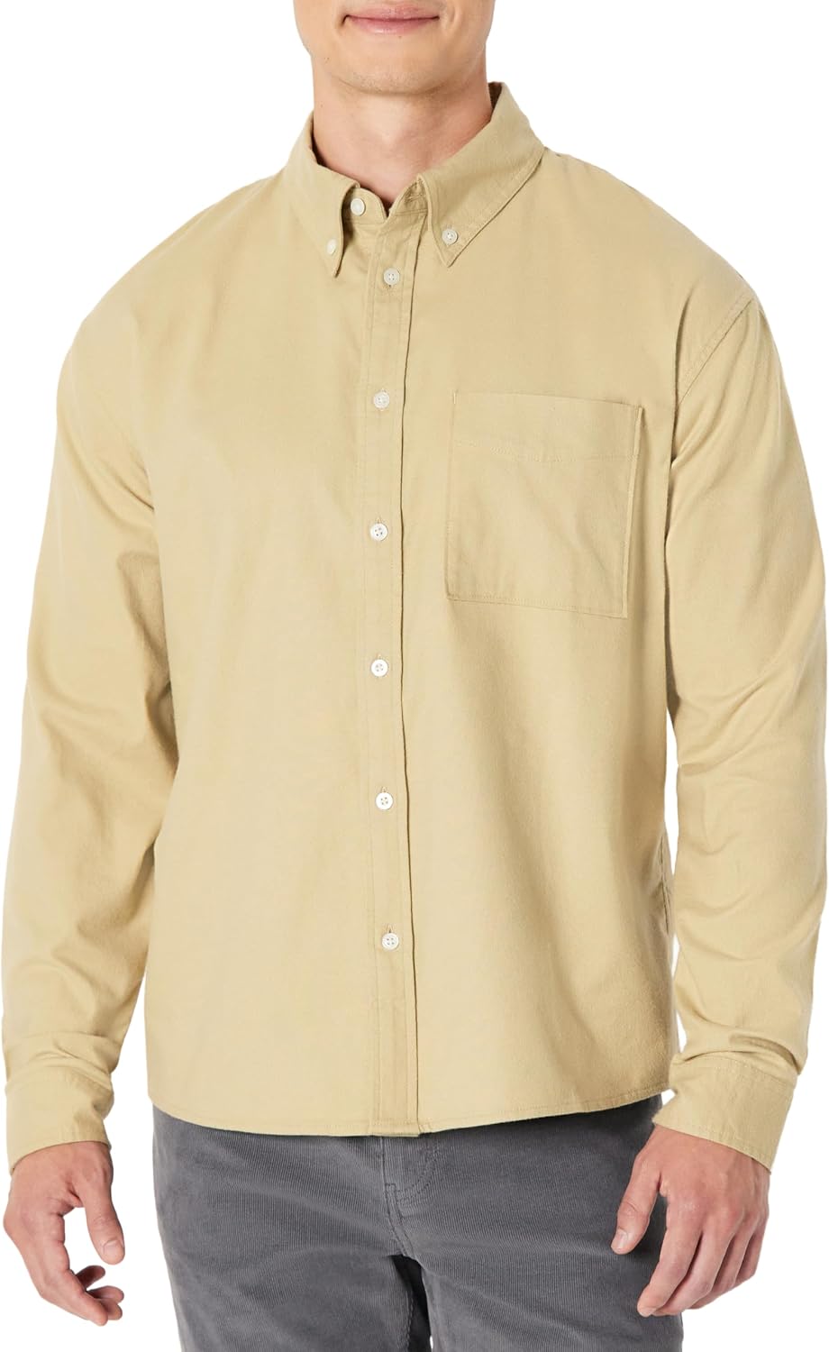 Amazon Essentials Men Modern Oversized-fit Shirt - Gallery 9