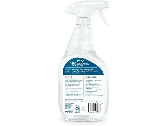 EARTH FRIENDLY STAIN & ODOR REMOVER,SPRY, 22 FZ