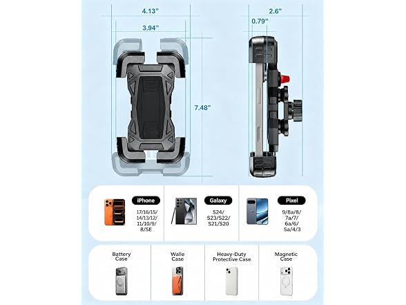 OYXVXYO Motorcycle Phone Handlebar Mount