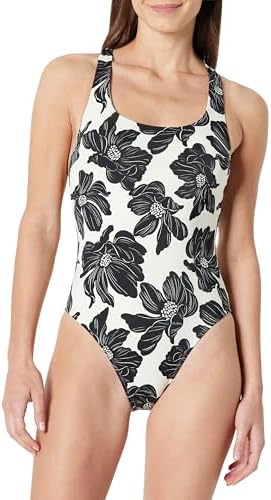 Cream Black Floral