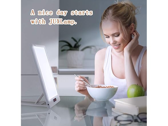 JUXLamp Light Therapy Alarm Clock