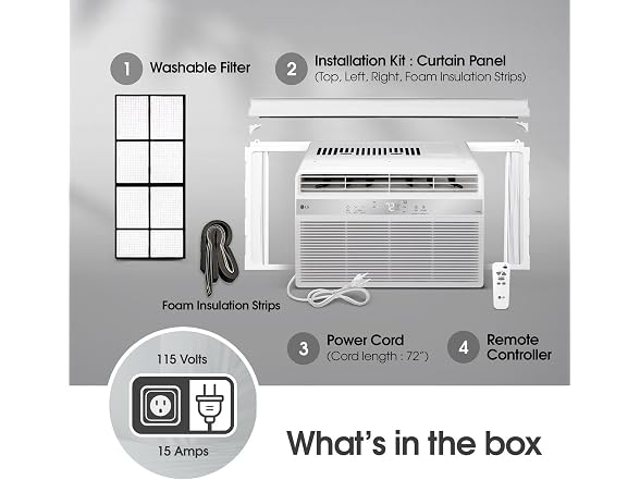 LG LW1025RSMY 10,000 BTU Wi-Fi Enabled Window AC