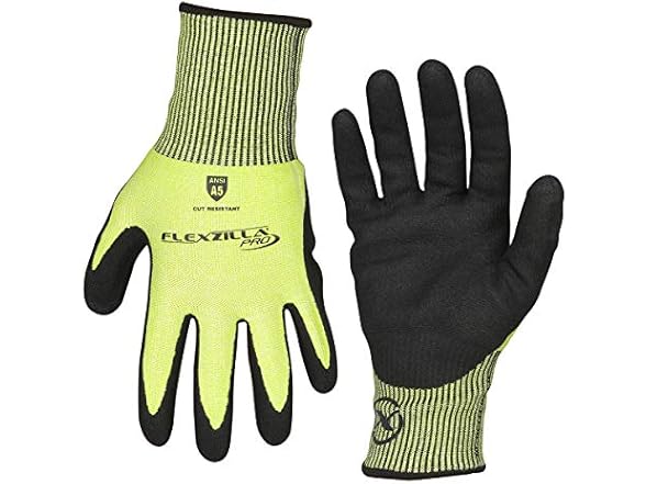 Flexzilla Pro Nitrile Dip Gloves, 3 Pack