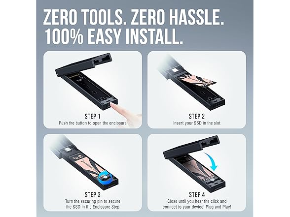 USB 3.2 Type-C SSD Enclosure