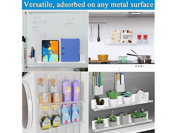 DTUQYX Magnetic Bookshelf 17" 2-Pack