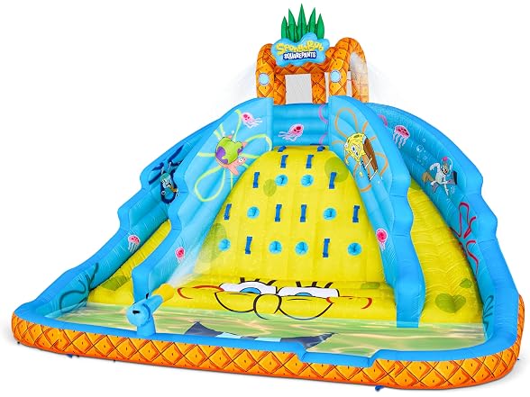 Sunny & Fun SpongeBob Ultra Climber Inflatable Water Slide Park