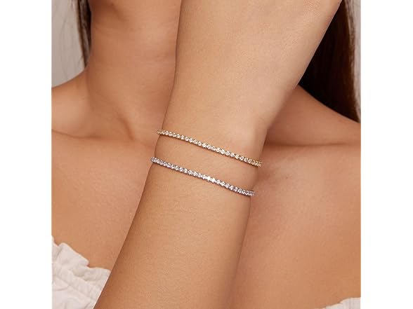 Celestara Gold Tennis Bracelet