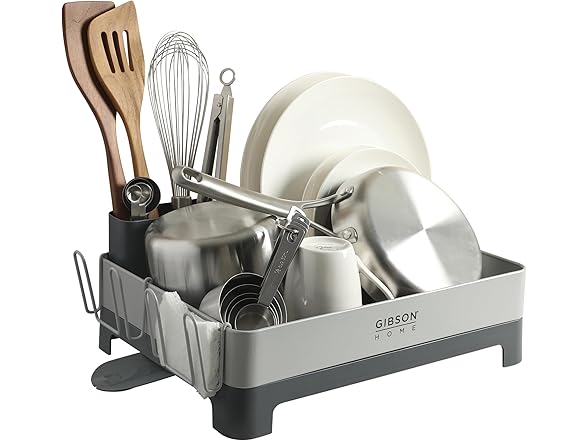 Gibson Home Nestcraft Full Size Rust Resistant Dish Rack