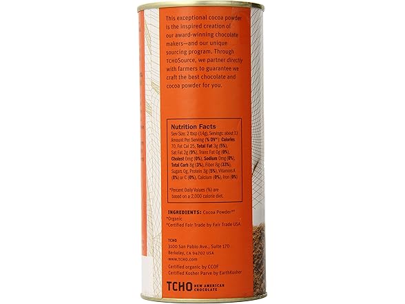 TCHO Cocoa Powder 6.7oz