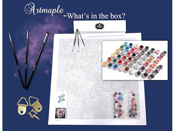 Artmaple Paint by Number for Adults Snake