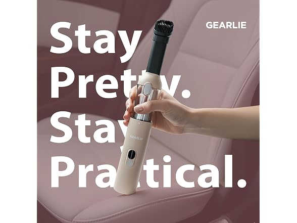 GEARLIE PortalVac, Handheld Rechargeable Vac