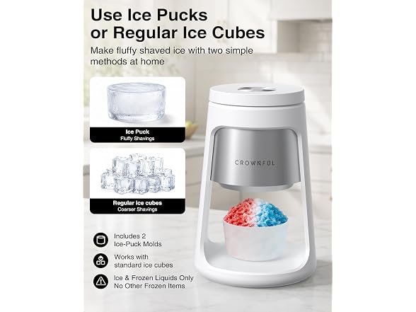 CROWNFUL Shaved Ice Machine