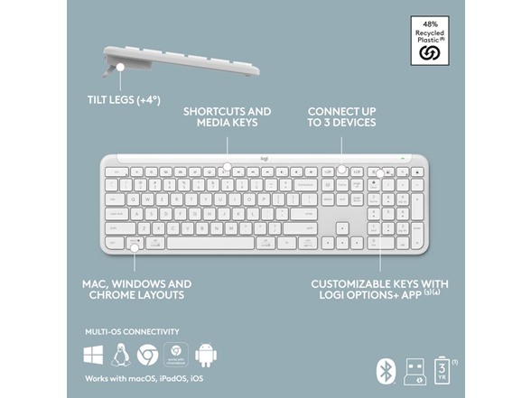 Logitech MK955 Signature Slim Wireless Combo