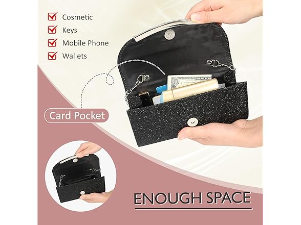 Ubysoyi Clutch Purses for Women Sparkly