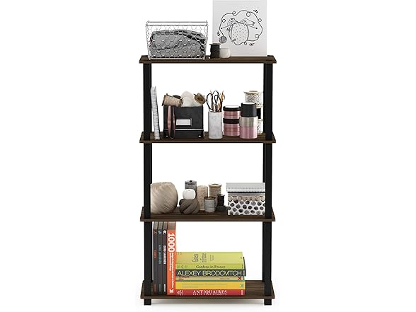 Furinno Furinno TURN-S-TUBE Storage Shelves, 4-T