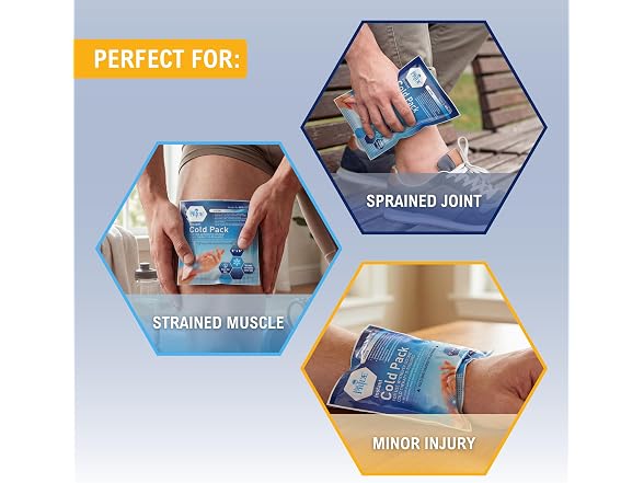 Med Pride Instant Ice Bags 5x6in 24pk